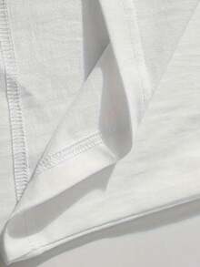 Double-Sided Printing (220 Pure Cotton T-Shirt)   Printing Men's Summer Round Neck Short Sleeve Casual Cotton - 白色 - 查看 6