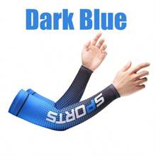 1 par de mangas de protección solar para deportes al aire libre para hombres y mujeres, guardias de brazo elásticos con protección UV de color degradado, mangas de enfriamiento para el brazo, adecuados para ocio al aire libre, golf, ciclismo, running, conducción, regalos.