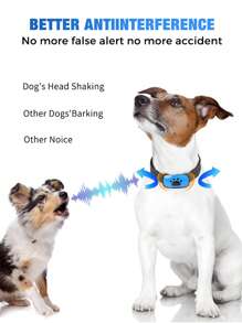 New Pet Anti-Bark Collar, Smart Auto Identification Dog Training Shock Prevention Anti-Barking Collar, Rechargeable, Humanized Design, Easy Operation, Adjustable Collar, Suitable For Medium/Small Pets