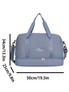 Overnight Travel Bag, Large Capacity Gym Sports Yoga Duffel Bag, Fitness Weekend Tote With Wet Dry Separation, Casual Shoulder Bag With Shoe Compartment, Suitable For Business, Vacation, Outdoor, Skiing, Fitness, Labor Protection And Delivery Graduation Bag For School School Accessories School Stuff