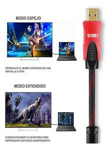 Cable de Alta Definicion Full Hd 1080p Tv Pc De 15 Metros - negro - Ver 6