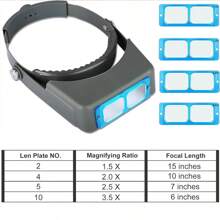 Headband Style Magnifier, Simple & Practical Multifunctional