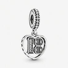 1 Piece Of Birthday/Anniversary Series Charm Silver Plated FIT Bracelet Necklace DIY Jewelry Birthday Gift Anniversary Gift