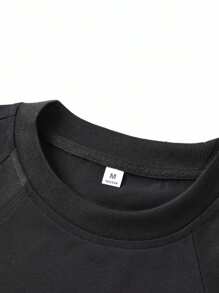 2pcs Classic Grey & Black Short Sleeve T-Shirts, Summer Quick Dry Breathable Soft Comfortable Fabric, Suitable For Casual & Sports Occasions
