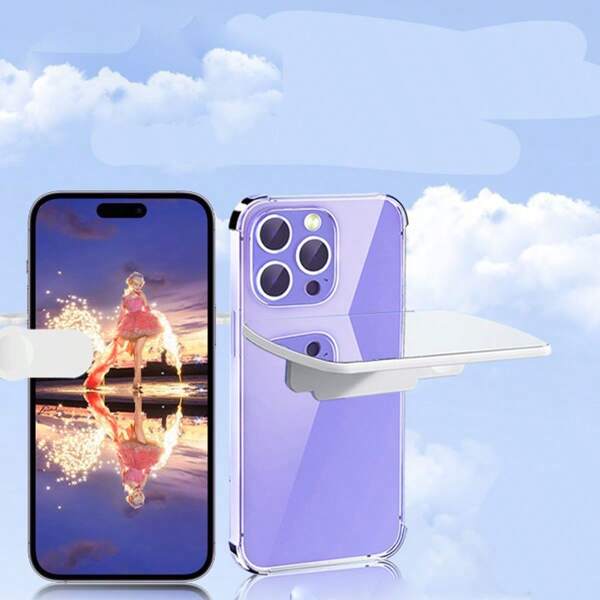 Sanrio 1/3 piezas Nuevo soporte de teléfono con espejo de cielo, accesorio portátil de reflexión para fotografía al aire libre y viajes, compatible con iPhone, teléfonos Android, regalo para cumpleaños, familia, amigos, soporte de teléfono, accesorios para teléfono