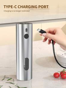 CLITON Rechargeable Electric Salt & Pepper Grinder Set With Auto LED Light - One-Handed Operation, Dual Charging Base & Adjustable Coarseness - Premium Automatic Spice Grinders (1PC 2pcs 2 Packs) - Nhiều màu - Xem 6