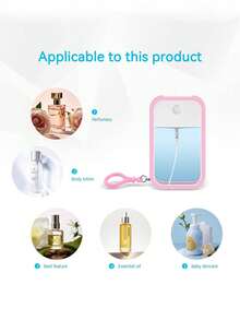 Silicone Case Compatible With Touchland Hand Sanitizer Spray, Protective Case With Keychain For Power Mist And Glow Mist 1 Fl Oz, Hand Sanitizer Spray Accessory Gifts Birthday Graduation