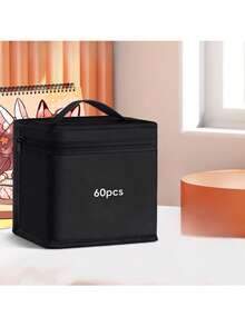 One Can Hold 30/40/60 Marking Pen With A Large Capacity Of Storage Box, A Multifunctional Pen Holder, A Portable Folding Pencil Box