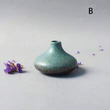 Ceramic Small Flower Vase Home Decoration Crafts Tabletop Ornament Simplicity Japanese-Style Decoration