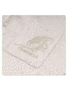 Luxury Satin Jacquard Shirt - Men's Vintage Floral Embroidery Short Sleeve - Champagne - View 4