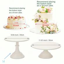 1pcsWhite Dessert Cake Rack Tray, Used For Birthday Parties, Parties, Showers, Wedding Celebrations, Cupcake Trays, Desktop Decoration