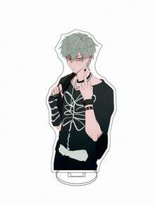 热销动漫异形舞台 LuKa Till Ivan Sua Marty Mizi 15CM 亚克力卡片人物收藏品桌面摆件 DIY 创意亚克力装饰节日礼物送给朋友 - 彩色 - 查看 32