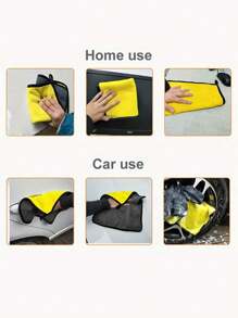 10 piezas de paños de limpieza de microfibra extra gruesos, paños suaves de secado rápido para limpiar ventanas y cristales, toallas de limpieza del hogar, paños para limpiar y secar autos, absorbentes, multiusos, adecuados para automóviles, vidrio, barcos y uso doméstico y en la tienda