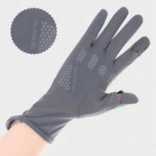 1 szt. Wiosenne/letnie lekkie rękawiczki chroniące przed słońcem, anty-UV, bezpalcowe, z ekranem dotykowym, do jazdy na rowerze, na zewnątrz, oddychające, średniej długości, lodowate, chłodne i cienkie