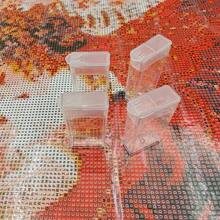 Diamond Painting Tools Kit - Diamond Collection Bottle, Transparent DIY Storage Box, Large Beads Organizer - White - View 12