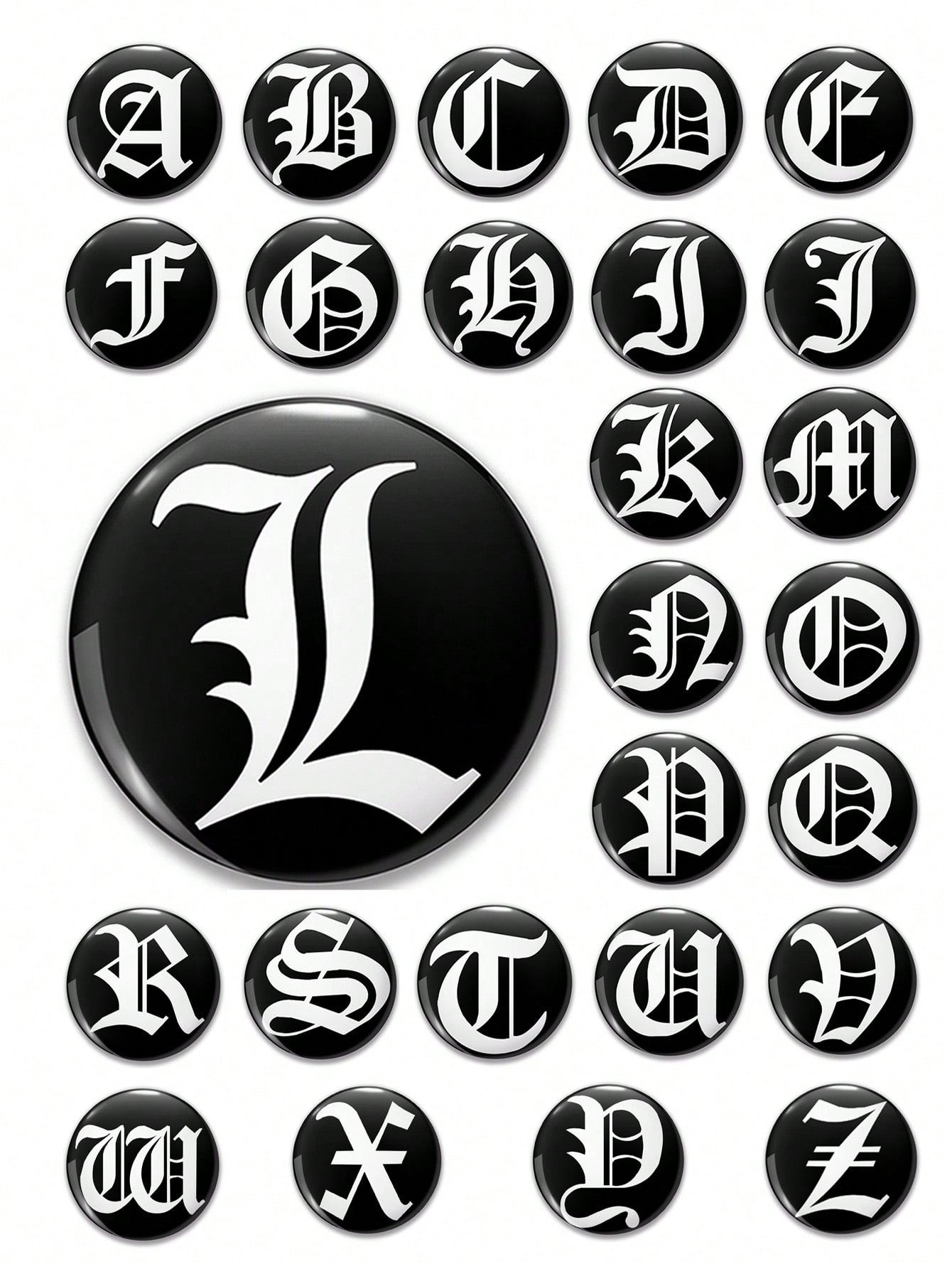 1 pezzo Spilla con iniziale dell'alfabeto da 26 lettere, spilla da bavero donna, ciondolo per borsa, accessorio per abbigliamento, regalo divertente per amici, famiglia, insegnanti, compagni di classe