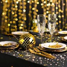 3 Pack Black Plastic Tablecloth For Rectangle Tables, Disposable Table Covers For Birthday, Graduation Party, 54x108 In - 1 - View 8