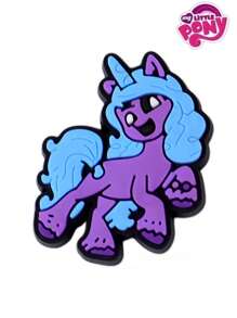 MY LITTLE PONY 1pc/12pcs My Little Pony Cute Cartoon Character Twilight Sparkle, Rainbow Dash, Pinkie Pie, Fluttershy Jelly Shoes, Shoe Flower & Shoe Charms