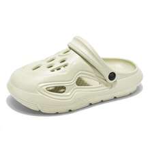 Unisex Hollow EVA Casual Couple Sandals, Beach Shoes - Rice Green - View 2