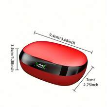 Wireless In-Ear Earbuds With Microphone, TWS True Wireless Design Featuring Secure Sport Ear Hooks For Stable And Comfortable Wear During Running, Workouts And Daily Activities. Equipped With ENC Noise Reduction Technology For Clearer Calls By Minimizing Background Noise. Delivers Immersive Stereo Sound For Music, Calls And Videos. Comes With A Charging Case Featuring An LED Display To Easily Monitor Battery Status. Compact And Portable Wireless Design Makes It Ideal For Commuting, Outdoor Activities, Fitness Training And Travel. A Practical And Modern Wireless Earphone Option Combining Performance, Comfort And Style. - màu đen - Xem 10