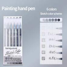 256/202/162/36/9/6 couleurs Set de stylos gel couleur dégradé avec baril transparent 0,6 mm pointe bille marqueur surligneurs. Convient pour le dessin, la mise en évidence, la prise de notes d'étudiants, la réalisation de manuels, l'usage de bureau, rentrée scolaire