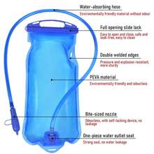 ThinkRider Water Bladder Water Reservoir Hydration Pack Storage Bage - 1L 1.5L 2L 3L Running Hydration Vest Backpack Sports Bottle, Water Bottle For Outdoor - Blue and White - View 4
