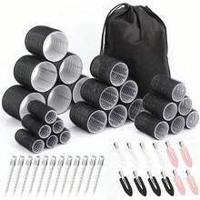 38PCS Hair Rollers Hair Curlers, Rollers, Curlers For Long Hair Thick, Jumbo Large Medium Small Rollers Set, 12 Stainless Steel Clips And Storage Bag, Back To School, Travel Holiday Essentials, Hair Curlers, Curly Hair Brush, Rollers, Curly Hair Products, Barber, Hair Curlers, Rollers, Curly Hair Products, Curler, Rollers Hair Curl, Christmas, Hair Curler, Curly Hair Products, Hair Curl, Hair Roller, Rollers For Hair, Curly Hair Tools, Heatless Curlers, Curly Hair Brush, Hairdressing Equipment,Heatless Waves,Travel Essentials,Hairstyle,Hairdressing,Curly Hair,Hair Rollers,Hair Curler,Heatless Curl,Heatless Curls,Hair Curlers,Rollers,Hair Curl,Rollers For Hair,Curly Hair Tools,Hair Rollers,Hair Roller,Curls Diffuser,Hair,Travel,Hair Products,Hair Tools,Hair Stuff,Barber,Barber Accessories,Barbershop,Hairdressing Equipment