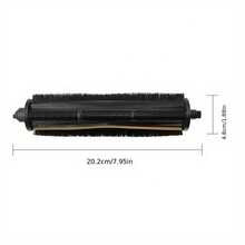 1pc Anti-Wrap Tricut Roller Brush, Suitable For Dreame X30/X40 Ultra/L20/L30/L40/L10s Ultra/S10 Plus/L10s Pro Ultra, X20 Pro/X10+/X20+ Vacuum Cleaner Parts. The Main Brush Is Made Of Precision Rubber Bristles And Anti-Wrap Spiral Design. - Quantity - View 4
