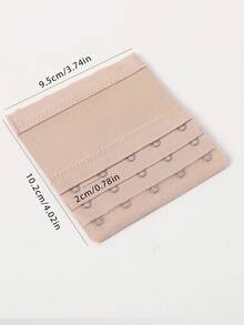 Elastic Lingerie Extension Hooks, Bra Extender Clasp 3-Rows, Extender Clips, Oversized Lingerie Extension Hooks, Plus Size Lingerie Extender - Multicolor - View 5