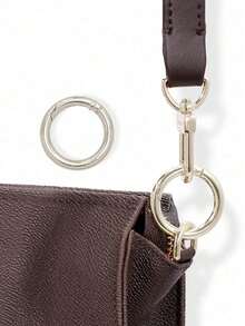 2pcs/3pcs Love Spring Ring Hardware Buckle, Bag Metal Round Buckle, Key Ring Bag Adjustable Hook, Open Ring, Heart-Shaped Ring Creative Decoration Zinc Alloy Key Chain, Metal Accessories Clip DIY Hardware Accessories Women's Clothing, Gold DIY Accessories Replacement Reusable Bag Accessories Handbag Gift School Circle Teacher Gift Back To School Packaging Gift Packaging! - Multicolor - View 10