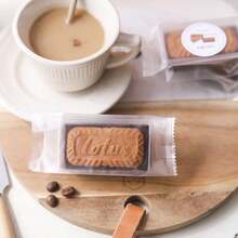 95个装塑料包装袋，适用于饼干、布朗尼、迷你蛋糕，透明热封袋，带托盘