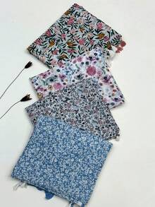 Elegant & Simple Scarf, Fashion Floral Print Lightweight Shawl, Chiffon Feel, Large Size, Suitable For Women In Spring/Summer, Bohemian Style For Beach/Sunscreen - Multicolor - View 11