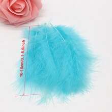 10-15cm Fluffy Marabou Turkey Feather Decor Craft Feathers DIY Handmade Dreamcatcher Wedding Party Decoration 50pcs/Pack - JWR - View 3