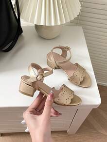 Classic & Fashionable Children Princess Heels, Simple & Practical Multifunctional - Gold - View 9