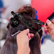 5/10 Pcs Bright And Colorful Plastic Hair Clips, Women's Alligator Clips - Wide Teeth And Double Hinge Design, Salon Quality Styling Segmenting Clips - Suitable For All Hair Styles, Hair Styling Tools, Durable Plastic Clips, Alligator Clips