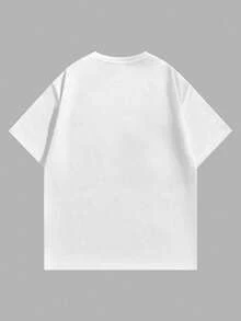 Customized Photo T-Shirt For Men, Customize Your Text And Photo, Gift For Boyfriend, Husband - White - View 3