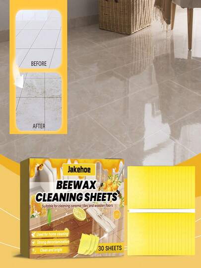 多功能地板清洁片，家用地板清洁剂 - 除油、除垢、亮化