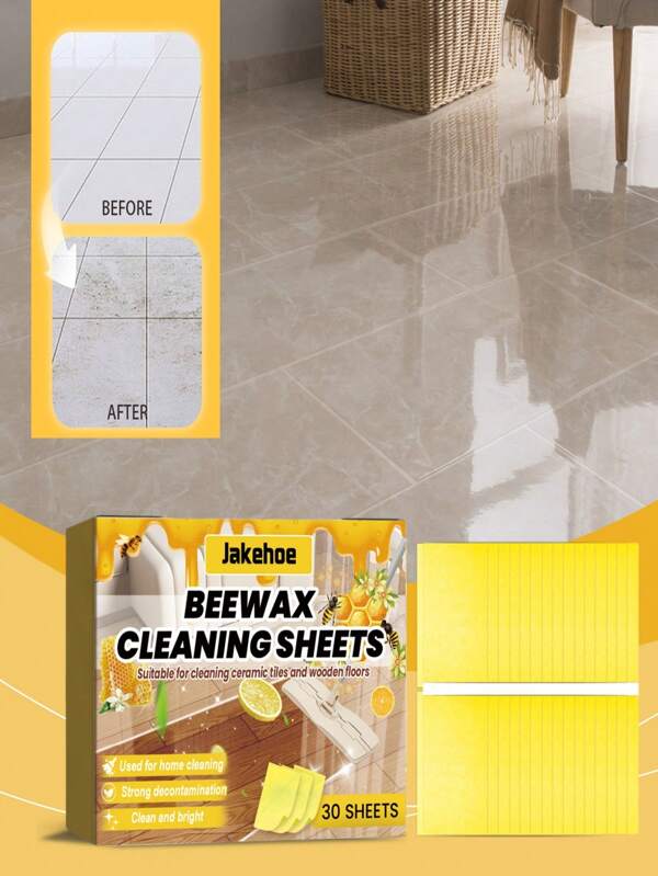Multi-Functional Floor Cleaning Tablets, Household Floor Cleaner - Degreases, Descales, And Brightens
