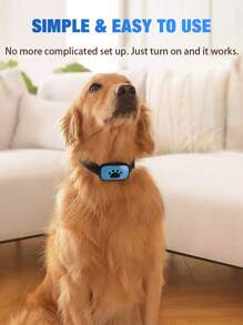 New Pet Anti-Bark Collar, Smart Auto Identification Dog Training Shock Prevention Anti-Barking Collar, Rechargeable, Humanized Design, Easy Operation, Adjustable Collar, Suitable For Medium/Small Pets