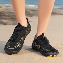 Men's Outdoor Sports Beach Sandals, Breathable And Lightweight Water Shoes - Black - View 2