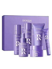 KIT BIOAQUA DE RETINOL ,El retinol es el regenerador celular por excelencia. Ayuda a prevenir y reducir líneas de expresión, mejora la textura de la piel, contribuye en la reducción de manchas y apariencia de poros abiertos, ayuda a controlar el exceso de grasa - Morado - Ver 4