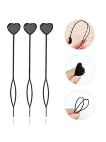 10er Set Haarperlen für Flechten, Perlen auffädeln und Zöpfe, geeignet für Mädchen, Haargummi für Pferdeschwanz, Haarstyling-Set, Haarstyling-Werkzeug-Set