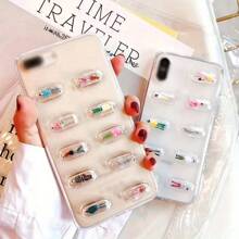 26pcs/46pcs/ 66pcs Random Transparent Capsule 3D Unique Cute And Interesting Character Statue Set Mini Character Statue Miniature Scene Character Model Perfect Prop For Micro Landscape, Unique Thanksgiving Christmas Gift