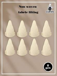 2/4/6/8片装丰胸胶隐形蕾丝丰胸带一次性丰胸胶防下垂隆胸收到货图案随机配美感十足 - 彩色 - 查看 14