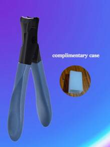 1pc Stainless Steel Anti-Splash Nail Clipper, Wide Blade Designed For Different Nail Types (Especially Thick Nails/Toenails) To Improve Trimming Efficiency, Portable Nail Grooming, Universal Nail Clippers