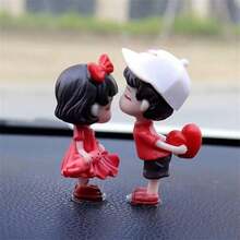 2pcs Couple Designed Car Decoration Accessories - Multicolor - View 7