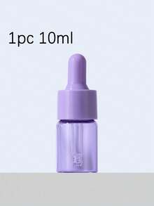 1pc/3pcs 5ml 10ml 15ml 20ml Purple Dropper Bottles Refillable Purple Lid Cosmetic Container Glass Aromatherapy Liquid For Essential Massage Oil Pipette - Multicolor - View 8