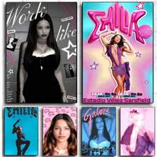 1 buc. postere fără ramă Artă de perete Pop Emilia Mernes Mp3 cântăreață poster HD postere acasă cameră bar cafenea decor artă pictură perete imagine