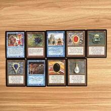 54 pièces Nouvelle série Blue Core MTG, cartes papier et holographiques. Toutes les cartes sont rares et coûteuses - Beige - Voir 8