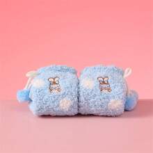 Sanrio Cartoon Schlaf Socken Cinnamoroll süße Plüsch Socken, gepolstert warm Socken für Zuhause, flauschige Boden Schlaf Strümpfe, Weihnachtsgeschenke